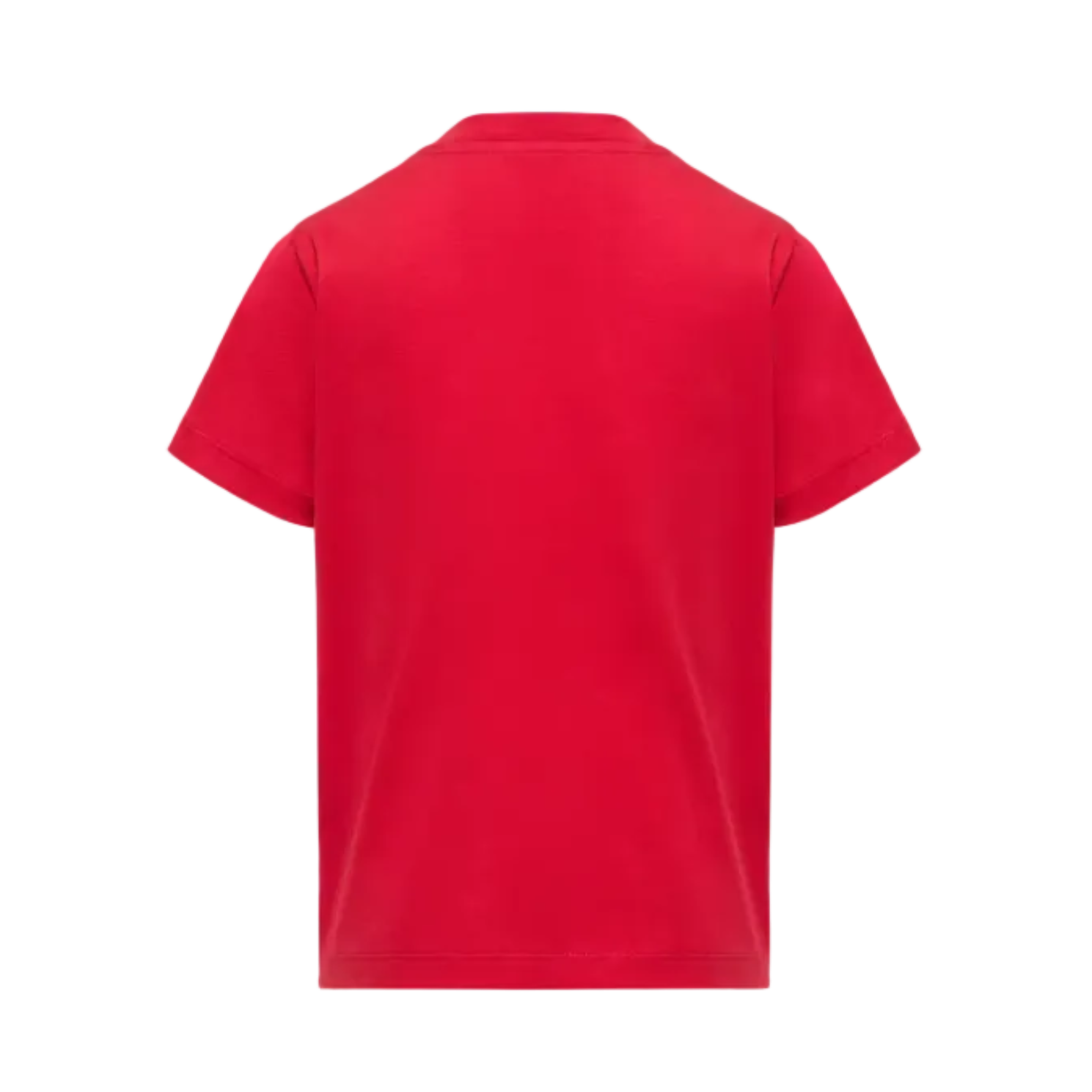 Moncler Logo Cotton T-Shirt in Red