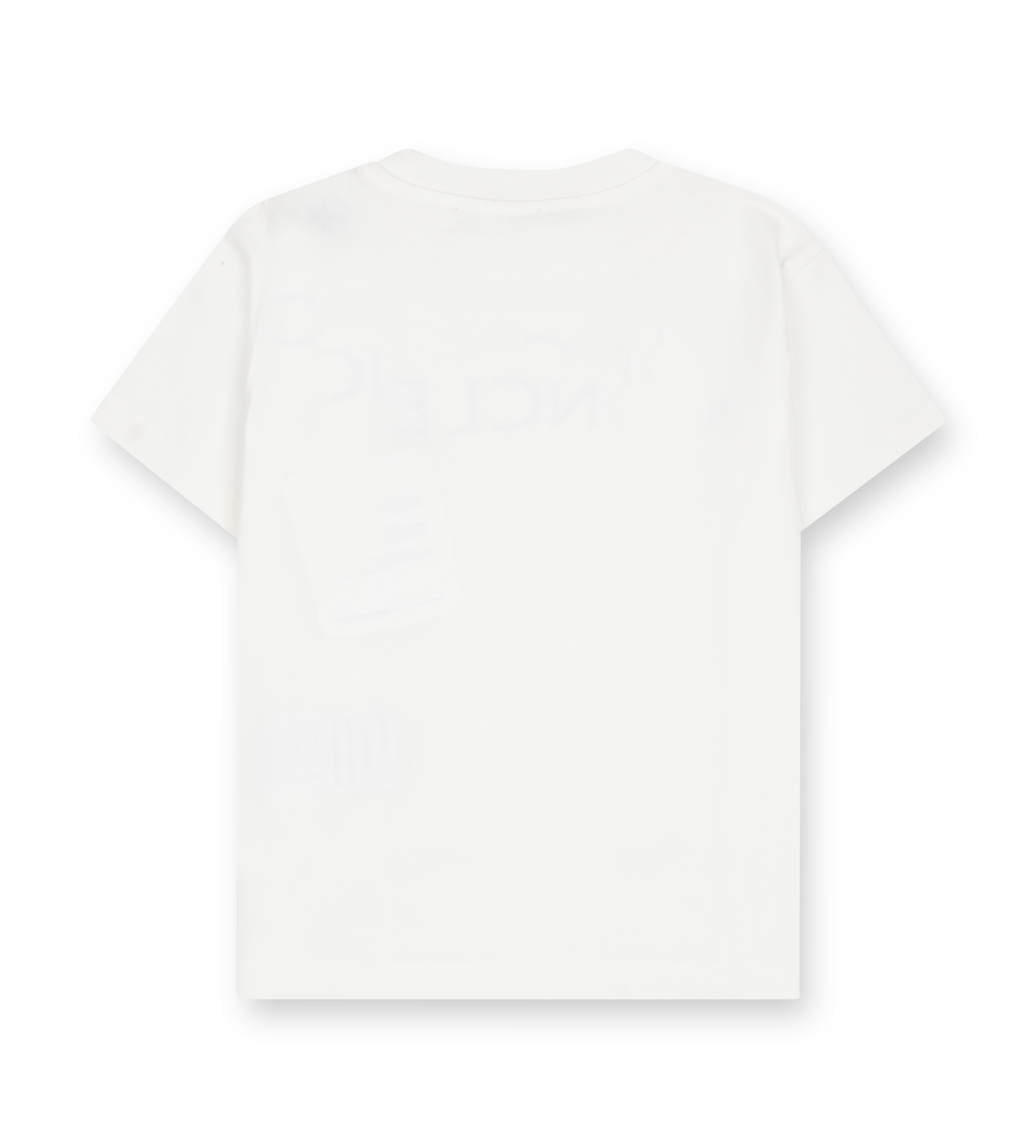 Moncler Logo Cotton T-Shirt in White (Kids)