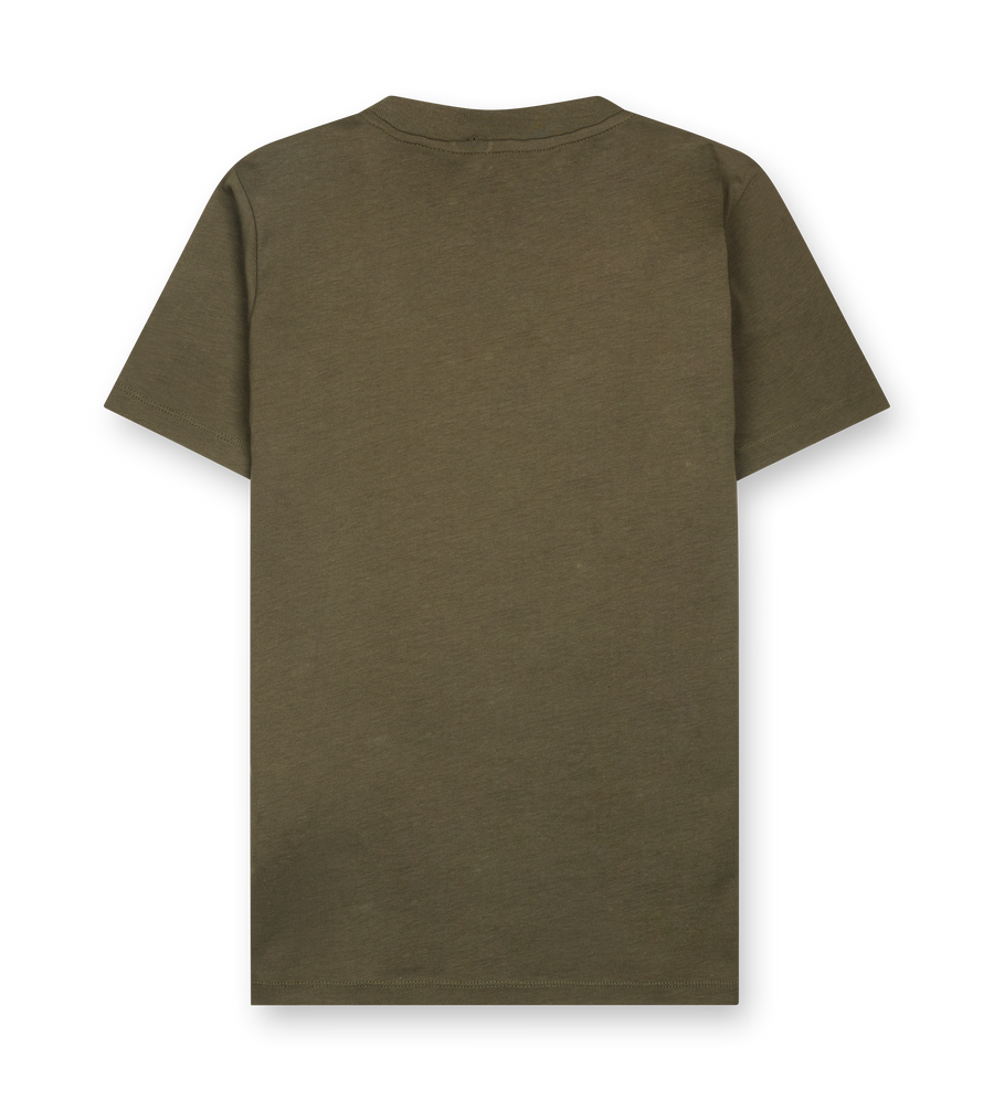 Moncler Logo T-Shirt in Dark Green (Kids)