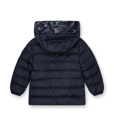 Moncler Najan Hooded Down Jacket in Navy (Kids)