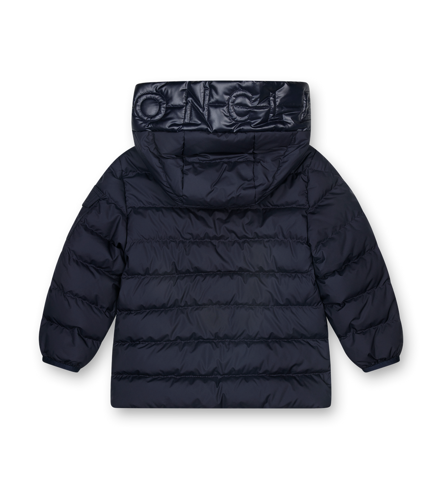 Moncler Najan Hooded Down Jacket in Navy (Kids)