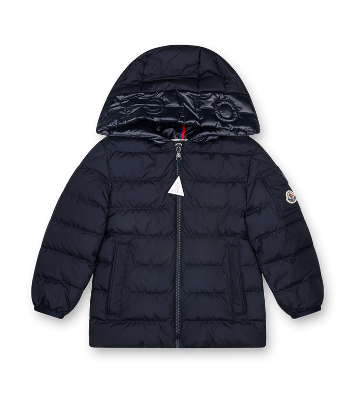 Moncler Najan Hooded Down Jacket in Navy (Kids)