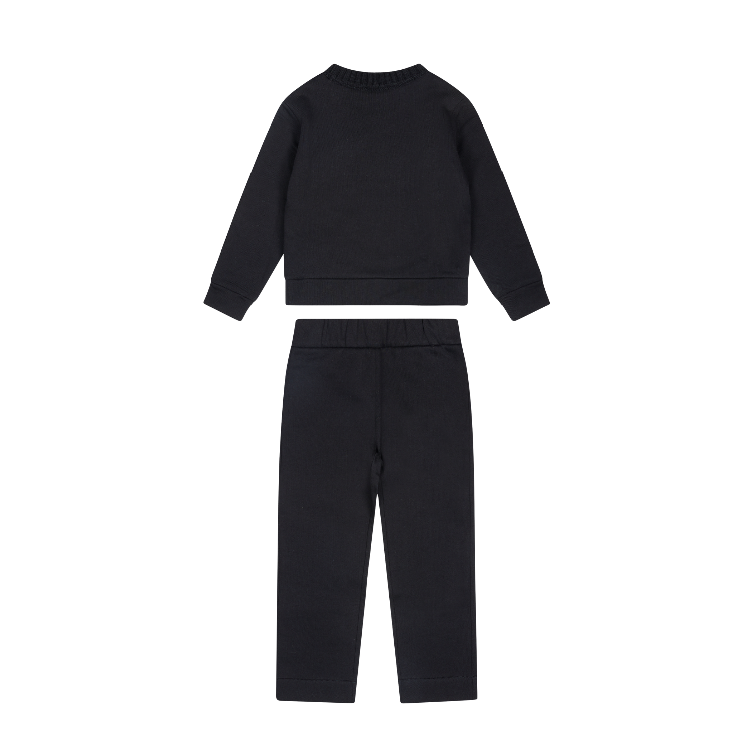 Moncler Wool-Trimmed Cotton Tracksuit Set in Navy (Kids)