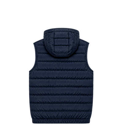 Kids Wystan donsbodywarmer marineblauw
