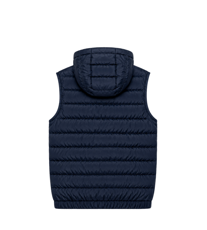 Kids Wystan donsbodywarmer marineblauw