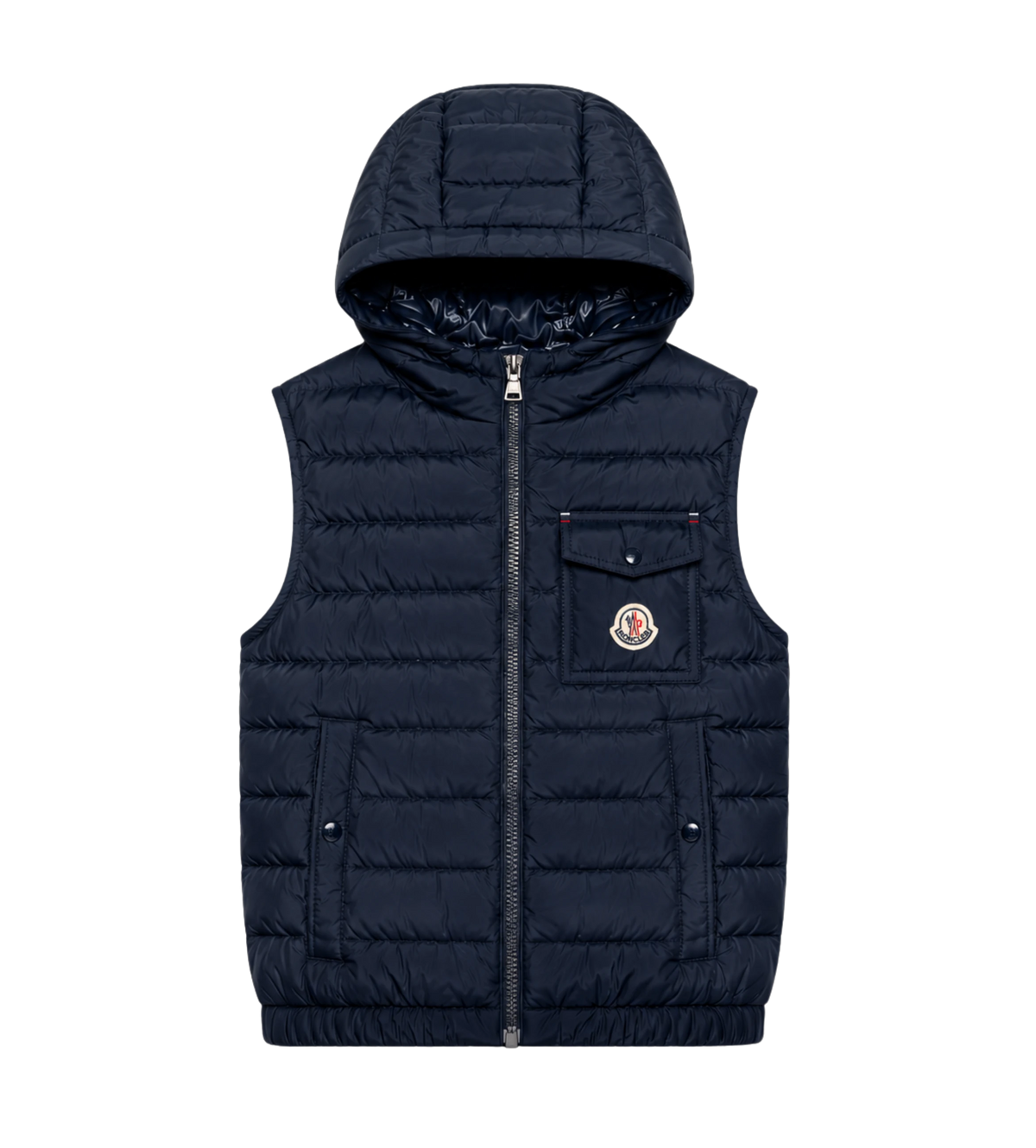 Kids Wystan donsbodywarmer marineblauw