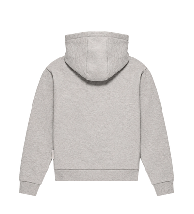 Kids Katoenfleece Zip-Up Hoodie Grijs