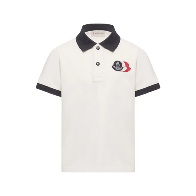 Kids Katoenen Piquet Polo Wit