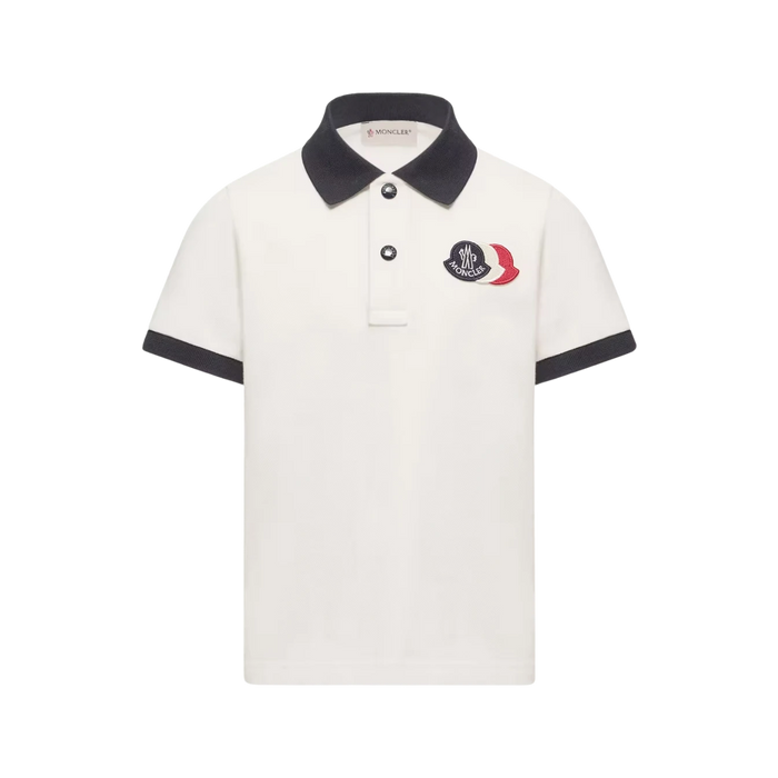 Kids Katoenen Piquet Polo Wit