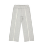 Kids Katoenfleece Trimmed Trainingsbroek Grijs