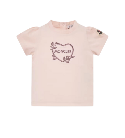 Baby Girls Stretch katoenen jersey T-shirt roze