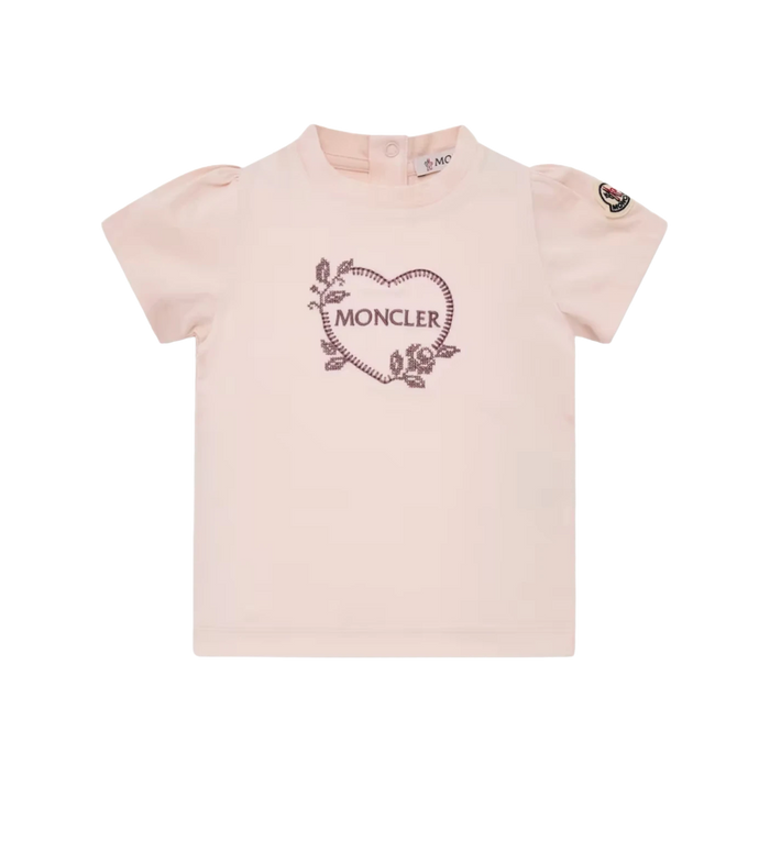 Baby Girls Stretch katoenen jersey T-shirt roze