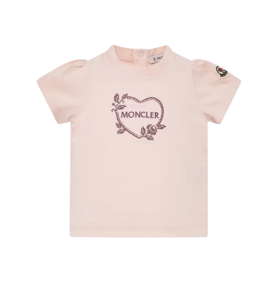 Baby Girls Stretch katoenen jersey T-shirt roze