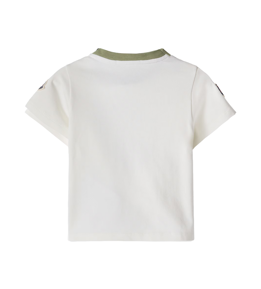 Moncler Enfant Baby Logo-Printed T-Shirt in White