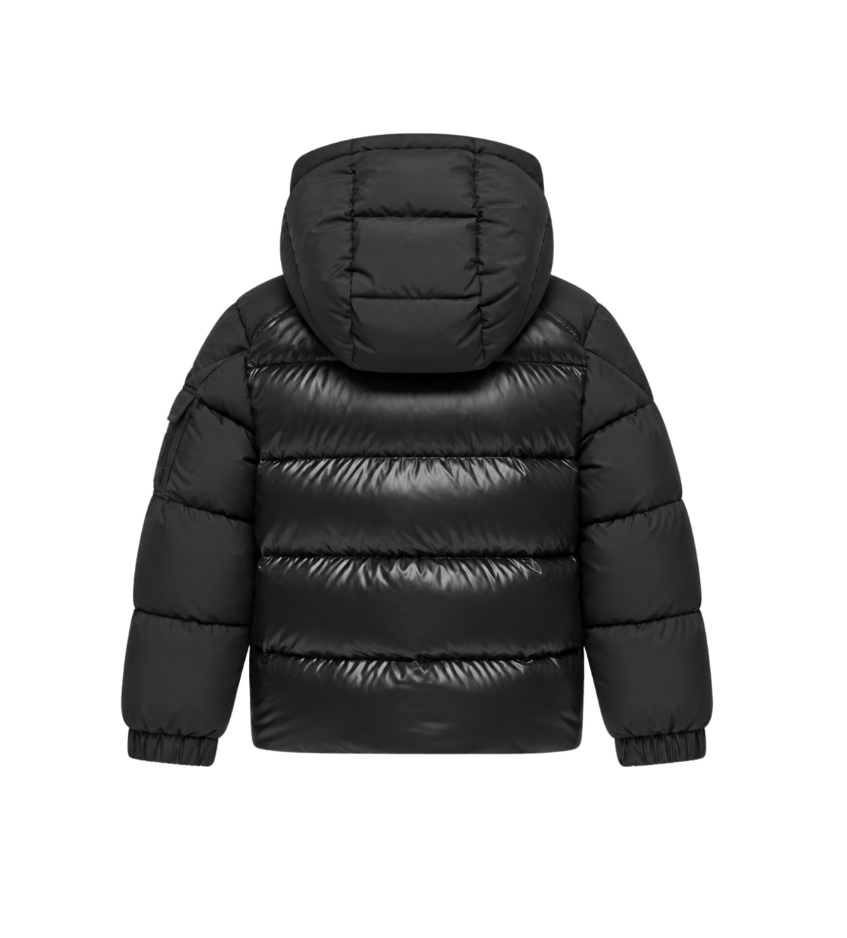 Hyoseris donsjack met capuchon zwart
