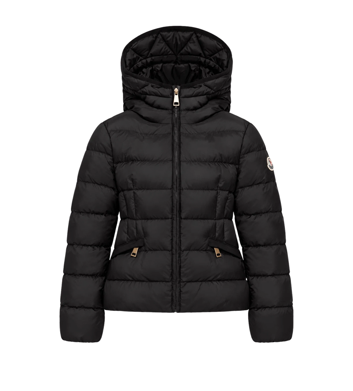 Kids Avoce donsjack met capuchon zwart
