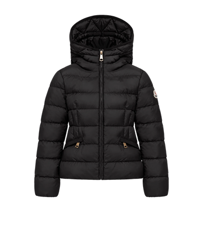Kids Avoce donsjack met capuchon zwart
