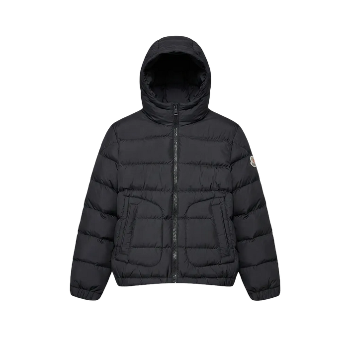 Kids Boys Grecois Hooded Down Jacket in Black