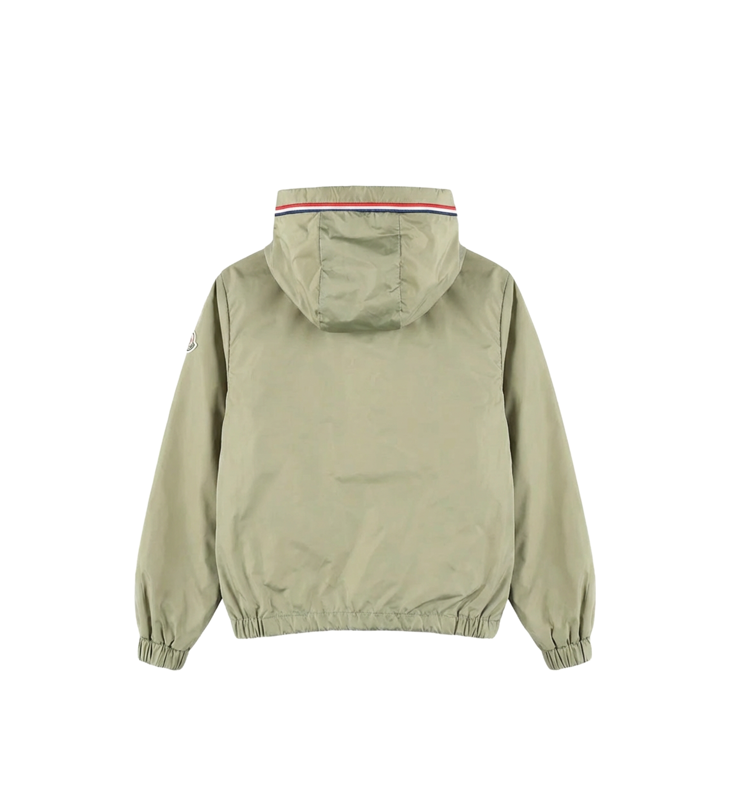 Moncler Enfant Granduc jack met capuchon in groen