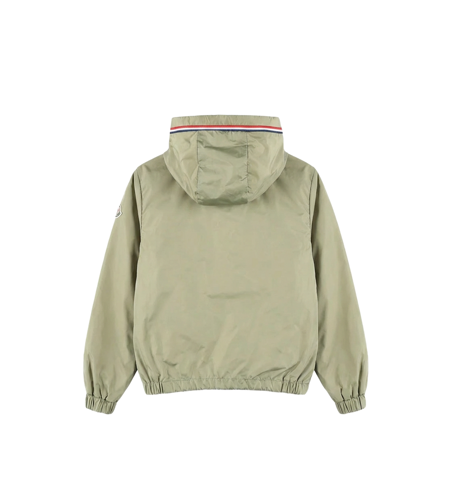 Moncler Enfant Granduc jack met capuchon in groen