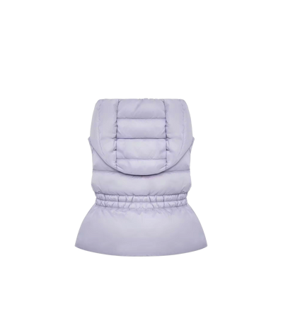 Baby Una Hooded Down Gilet Lilac