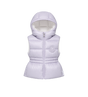 Baby Una donsbodywarmer met capuchon Lila