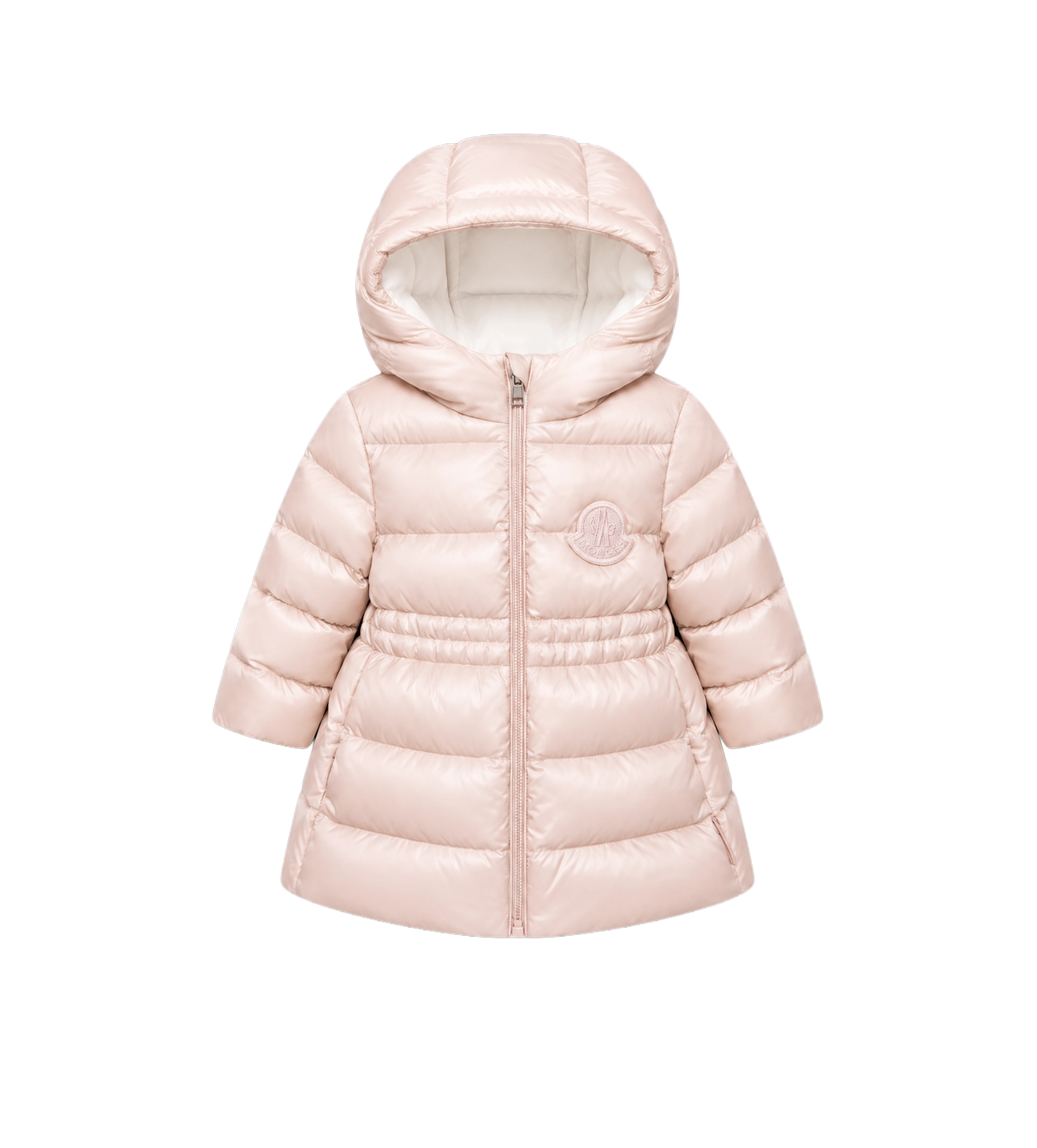 Ylenia Lange Down Parka Lichtroze