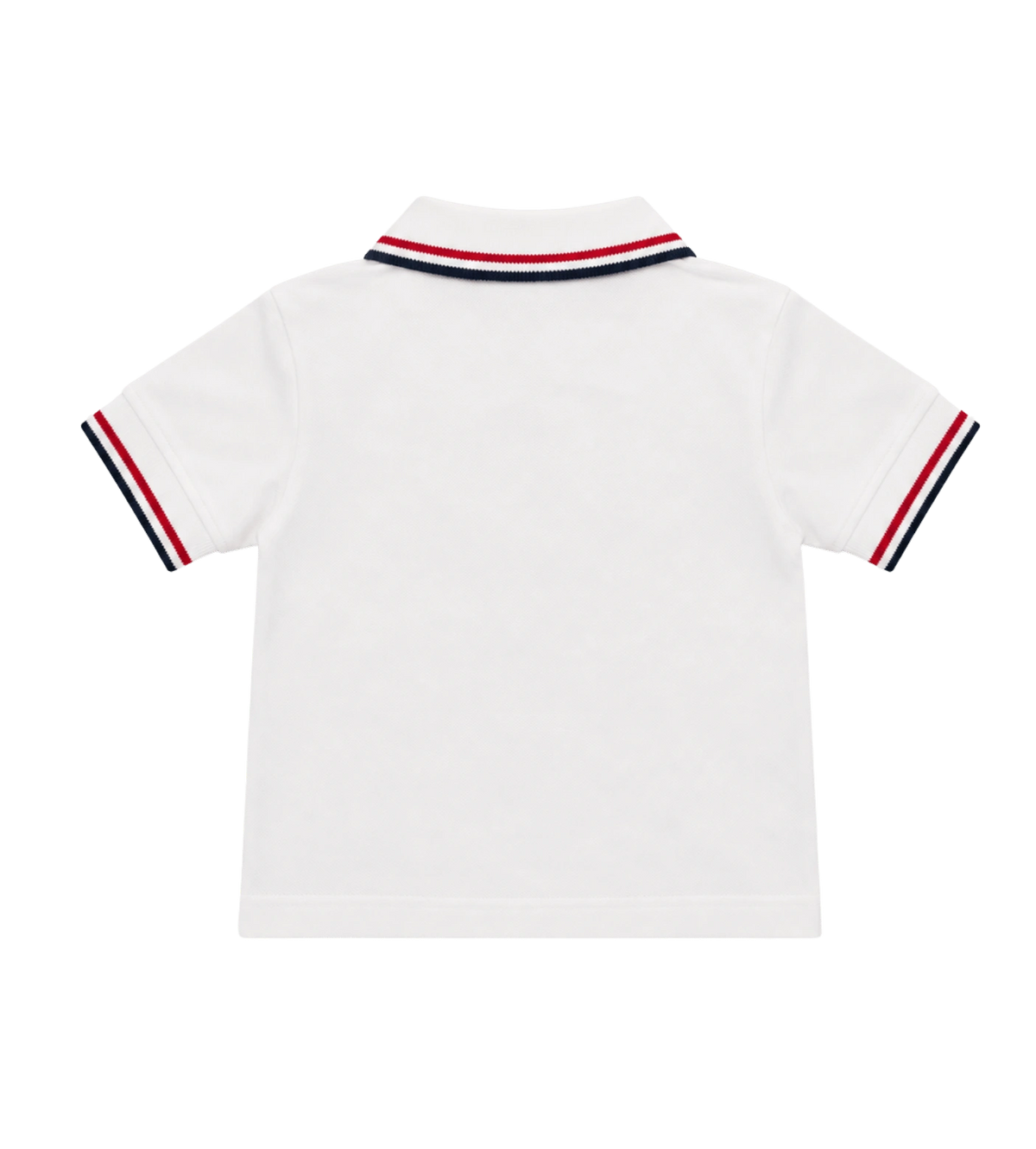 Baby Katoenen Piquet Logo Polo Wit