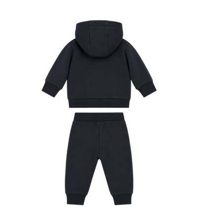 Baby Katoenmix Sweatsuit Set donkerblauw