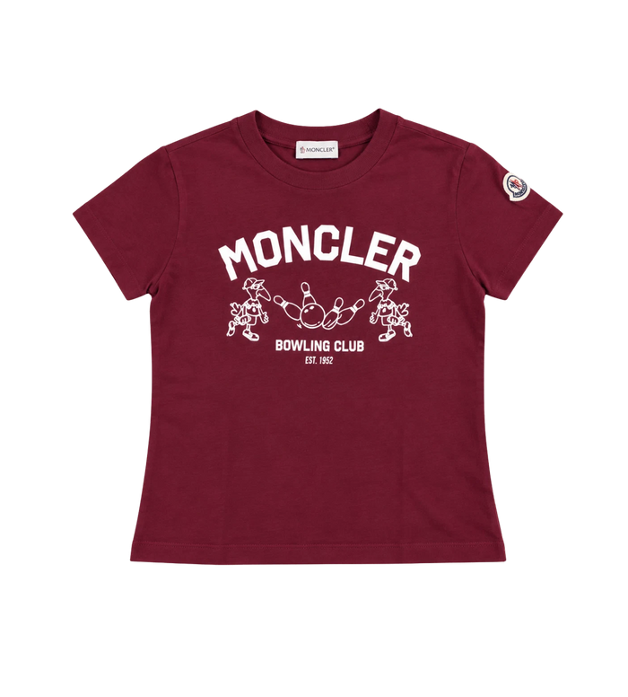 Kids Bowling Logo Katoenen T-shirt Bordeaux
