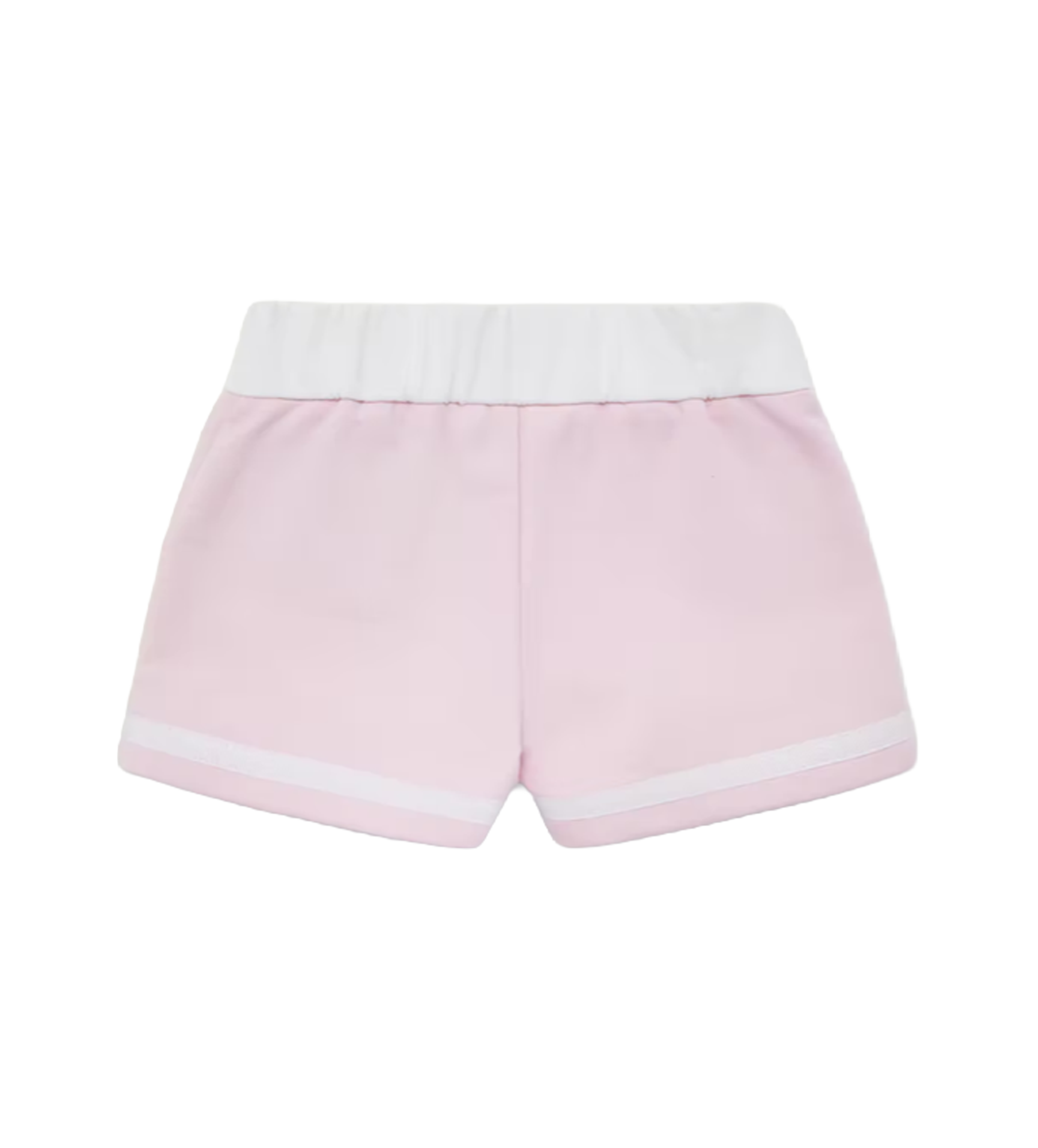 Moncler Enfant Logo Shorts in Pink