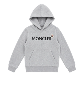 Kids Logo katoenen hoodie grijs
