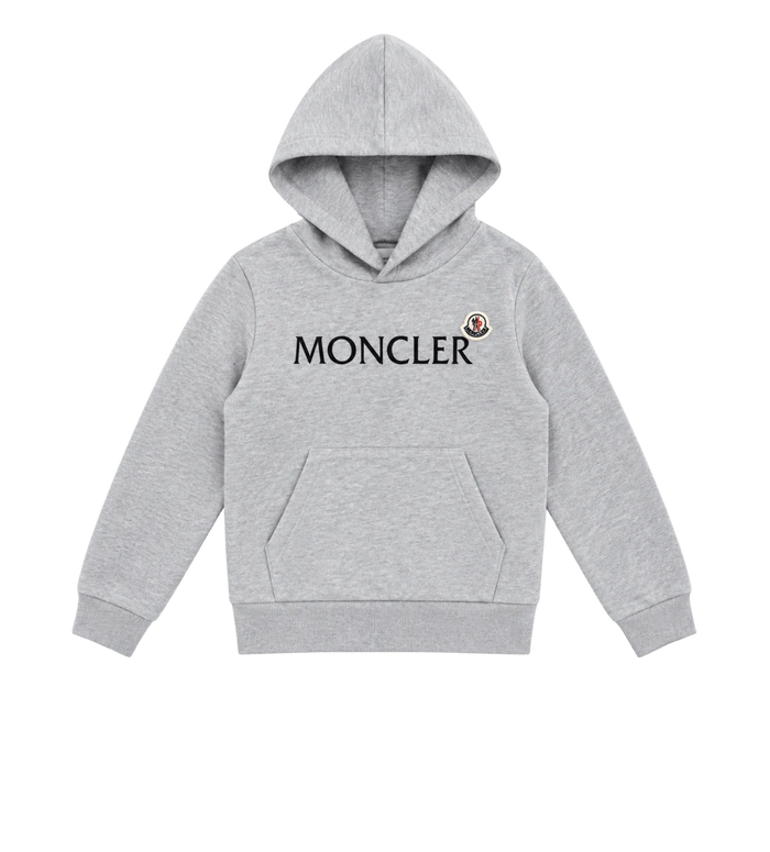 Kids Logo katoenen hoodie grijs