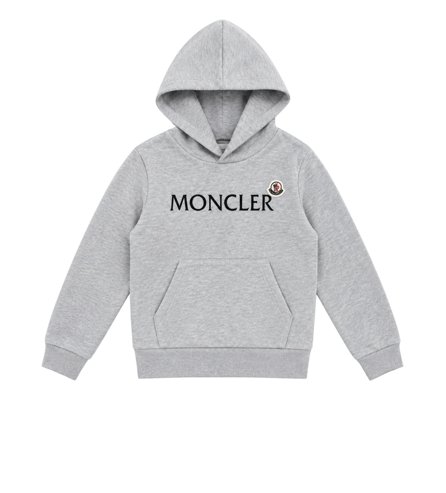 Kids Logo katoenen hoodie grijs