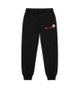 Kids Katoenen trainingsbroek met geborduurd logo Zwart