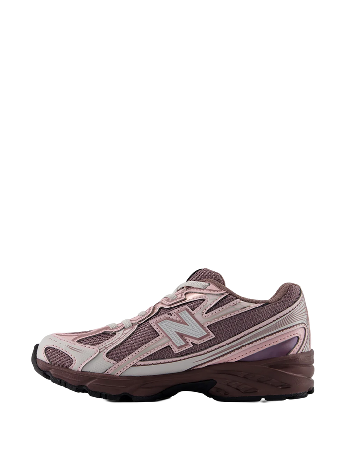 Kids 740 Sneakers Pebble With Pink Chalk