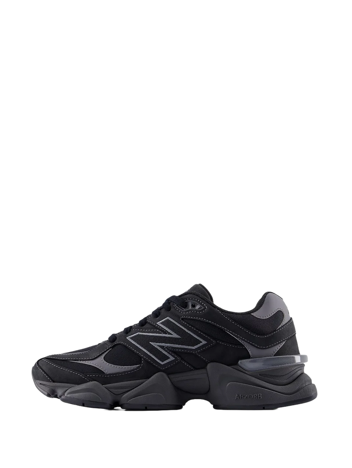 Kids 9060 Sneakers in Black Castlerock