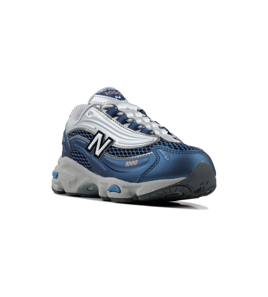 New Balance 1000 Vintage Indigo with Light Silver Metallic (GS)