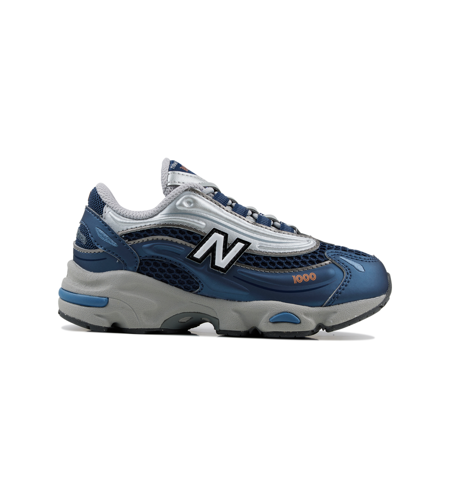 New Balance 1000 Vintage Indigo with Light Silver Metallic (GS)
