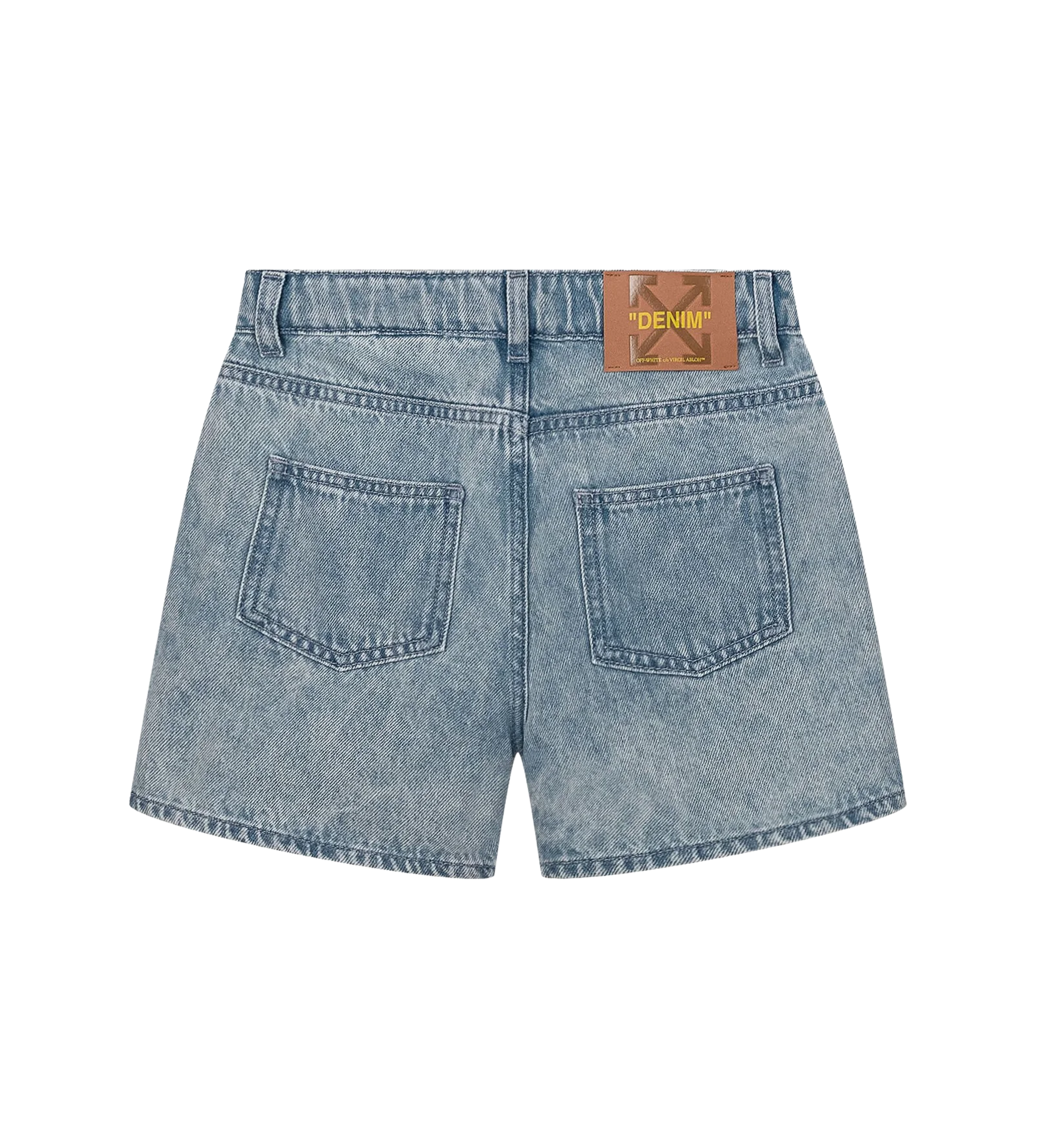Off-White PS26 OGYC004S26DEN0014052 BOOKISH DENIM KORT LICHTBLAUW