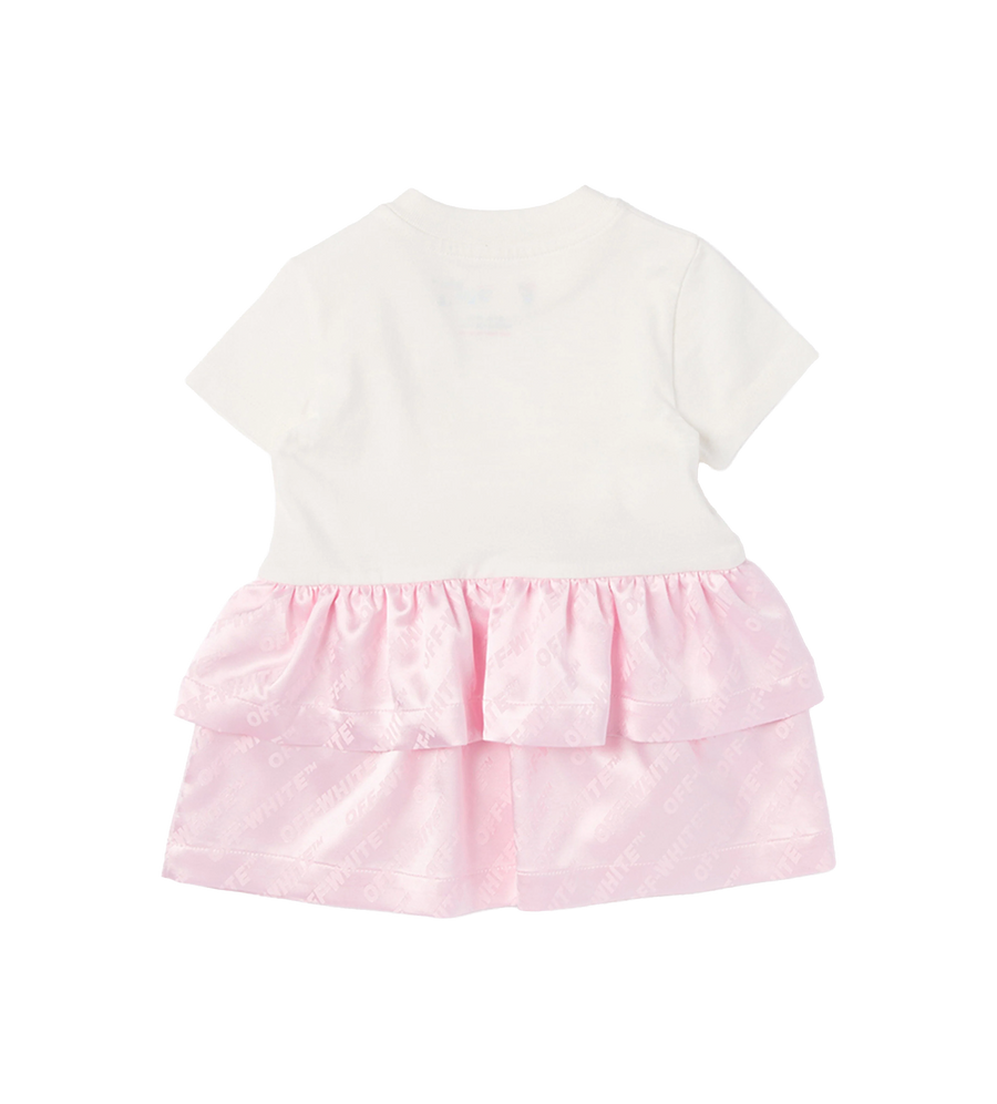 Off-White PS26 OGXU004S26JER0016083 JACQ OFF SATIJNMIX JURK RVS BALLET SLIPPER