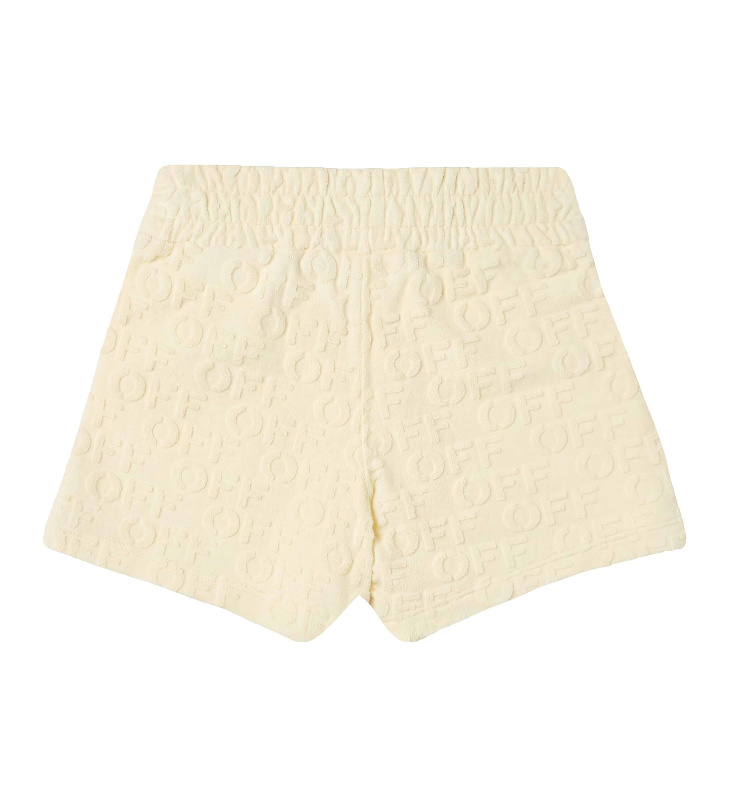 Off-White Logo met reliëf voor kinderen Shorts in Geel