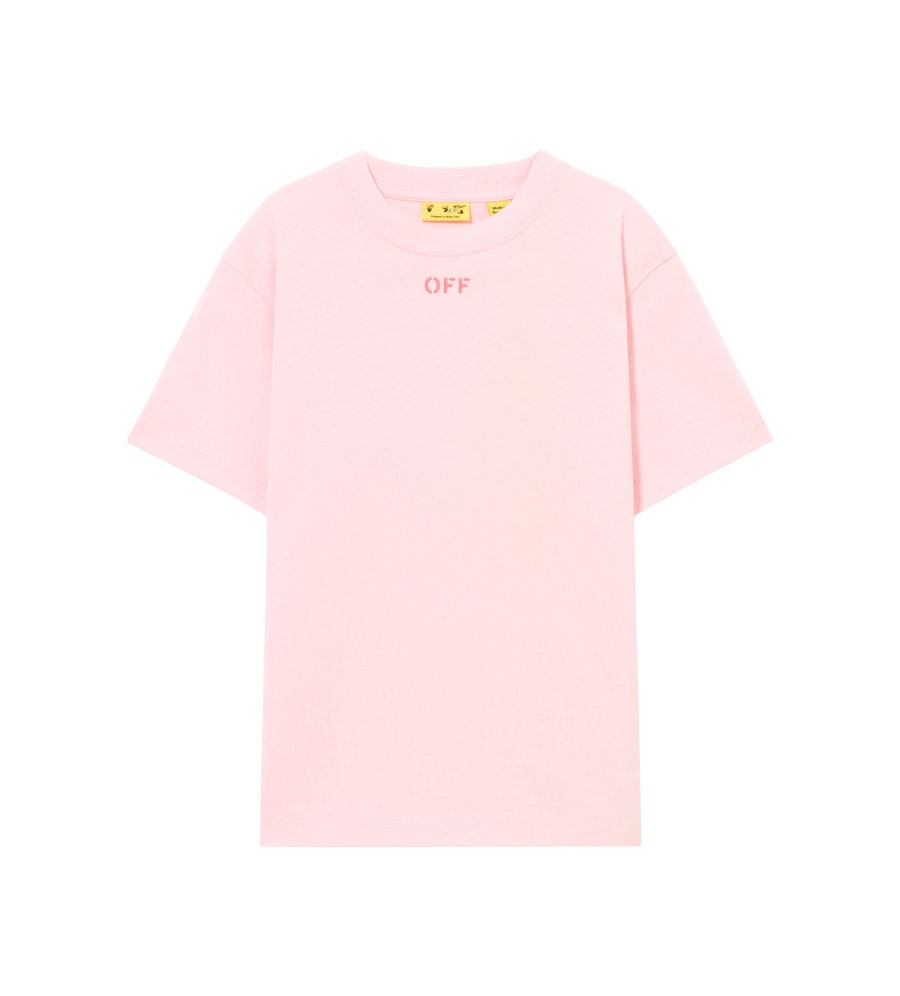 Off-White Off Diagonal T-Shirt in Pink