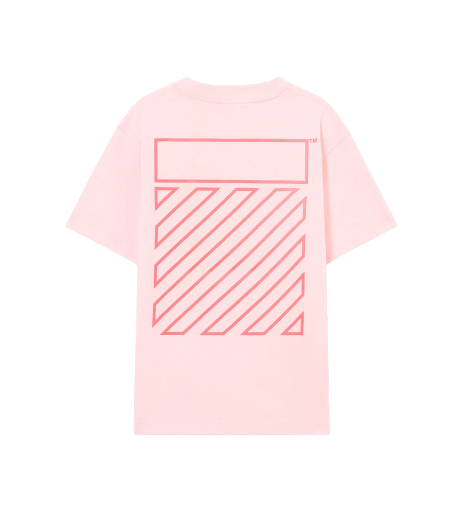 Off-White Off Diagonal T-Shirt in Pink