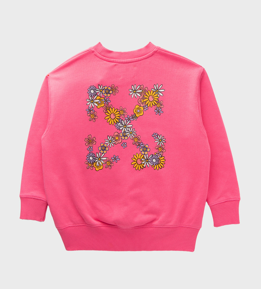 Funny Flower Sweater Fuchia