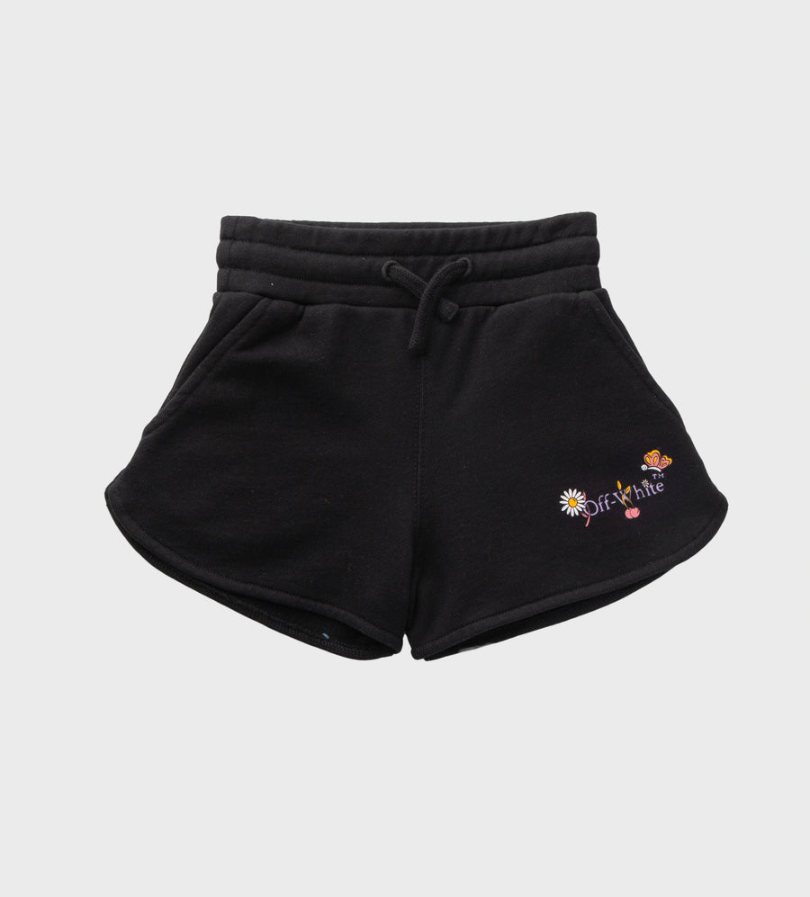 Funny Flower Shorts Black