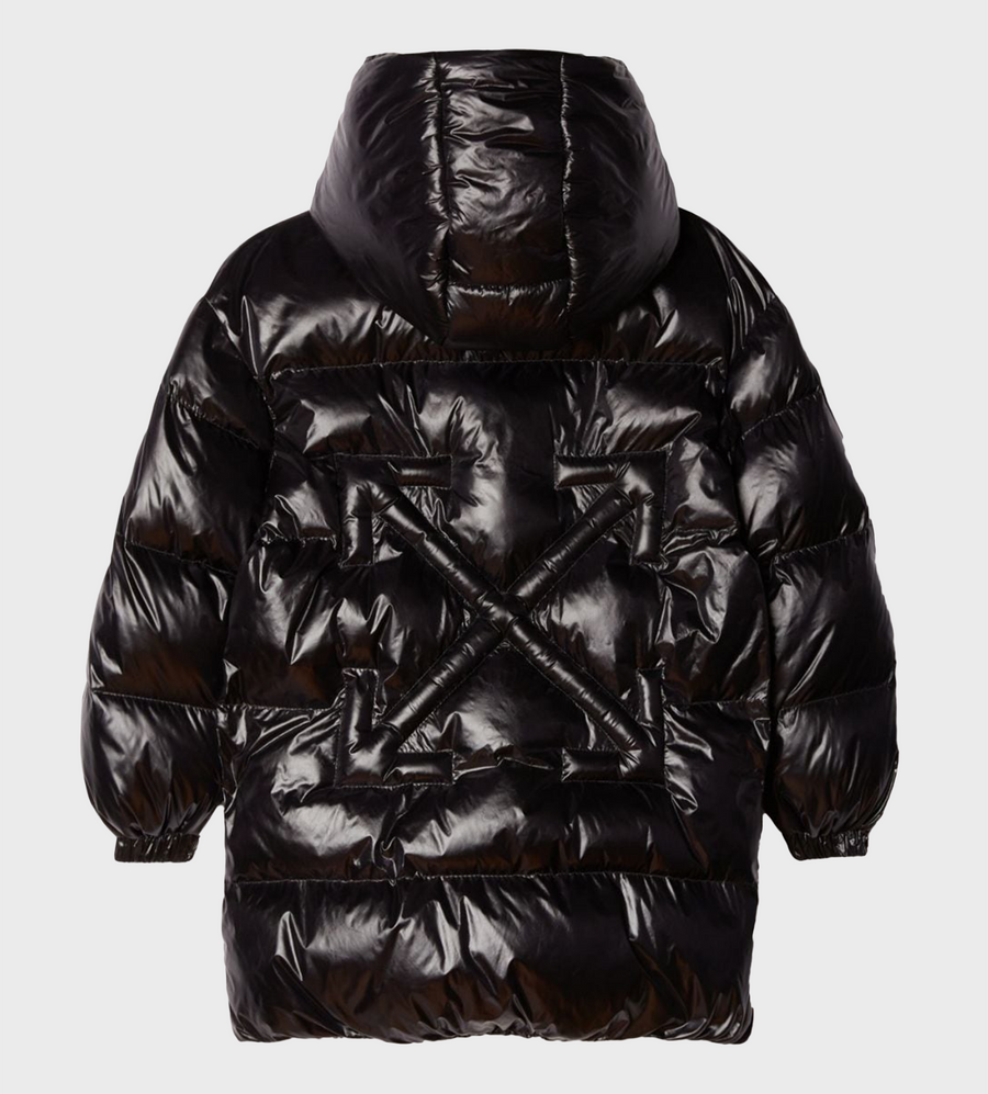 Quilted Puffer Jacket Black