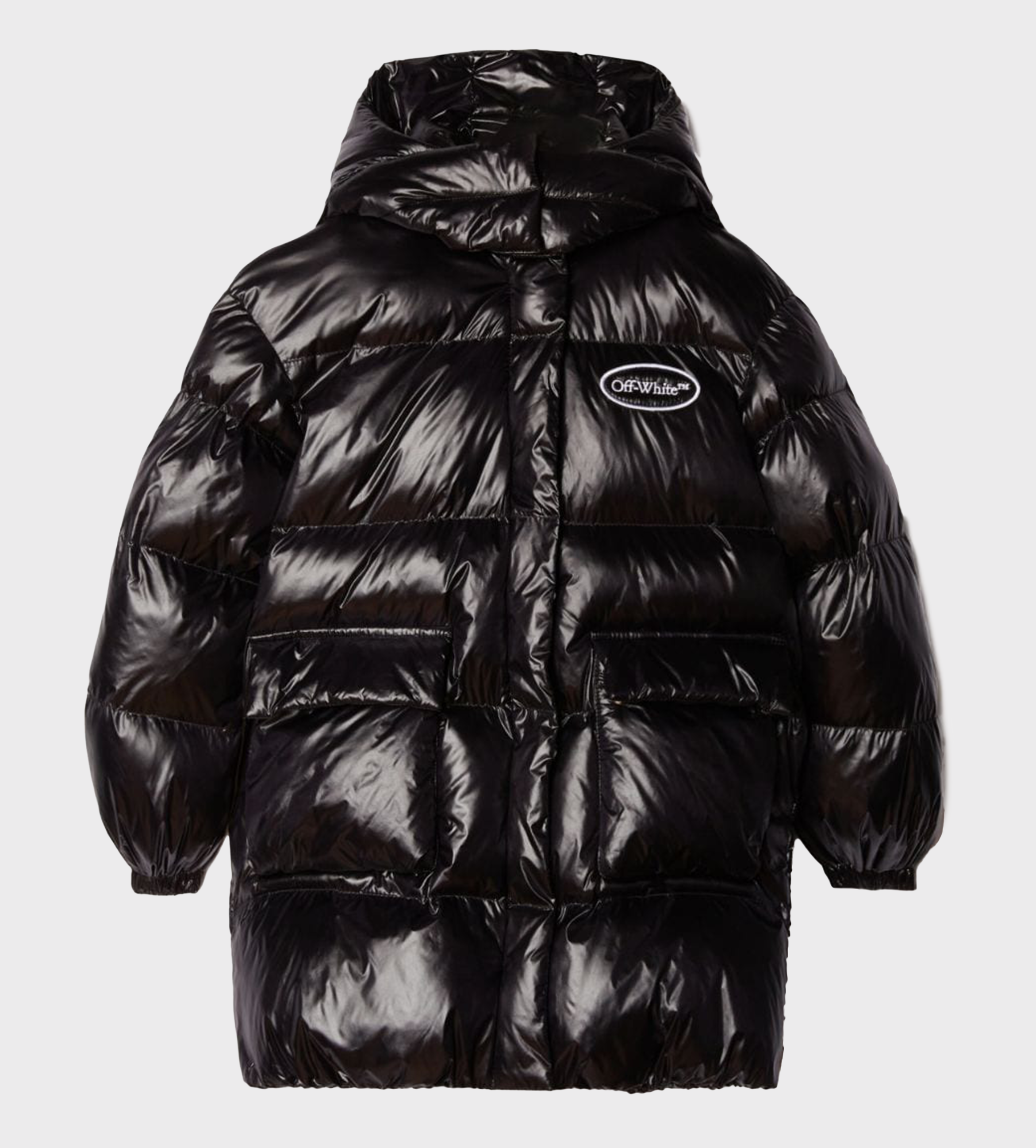 Quilted Puffer Jacket Black