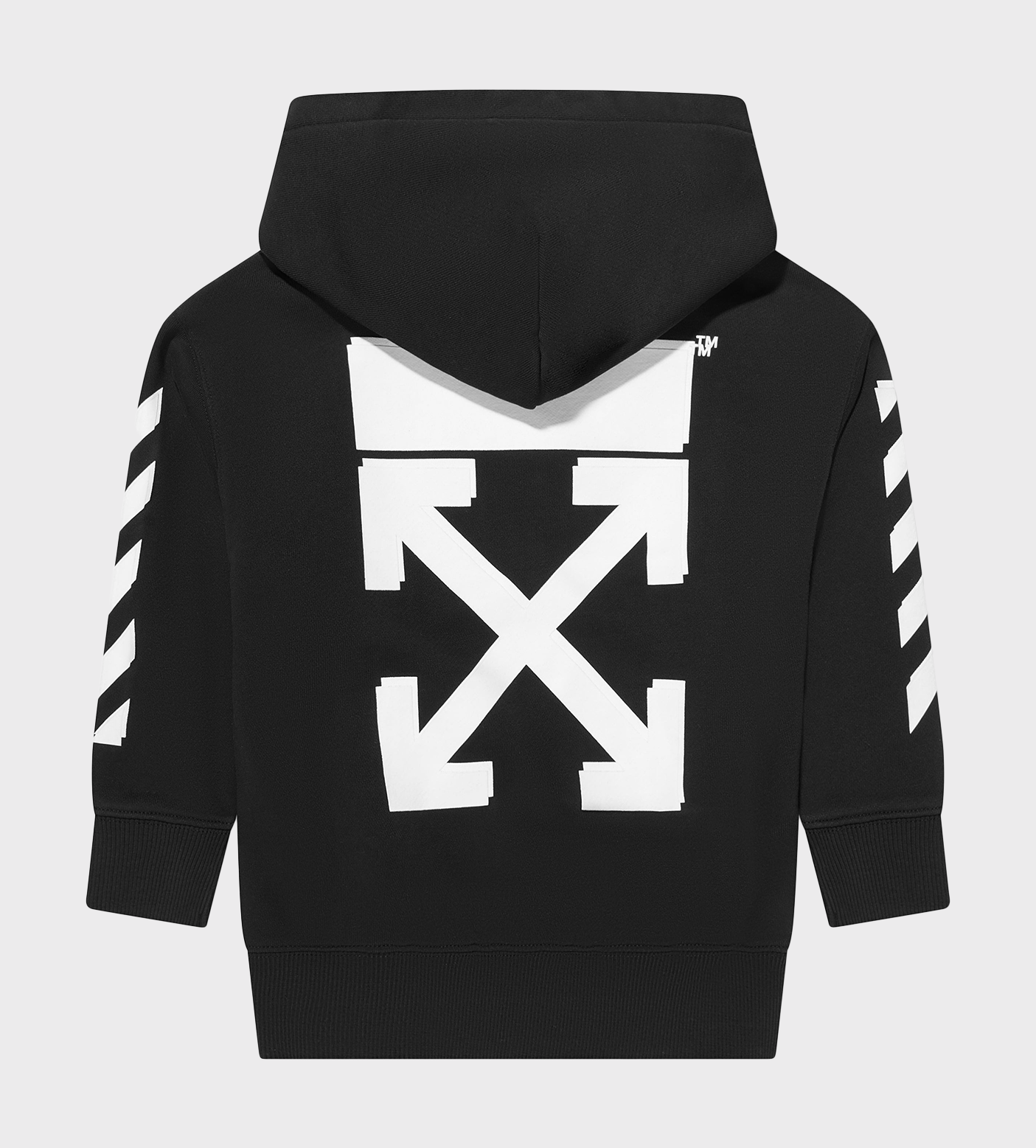 Logo-Print Hoodie Black