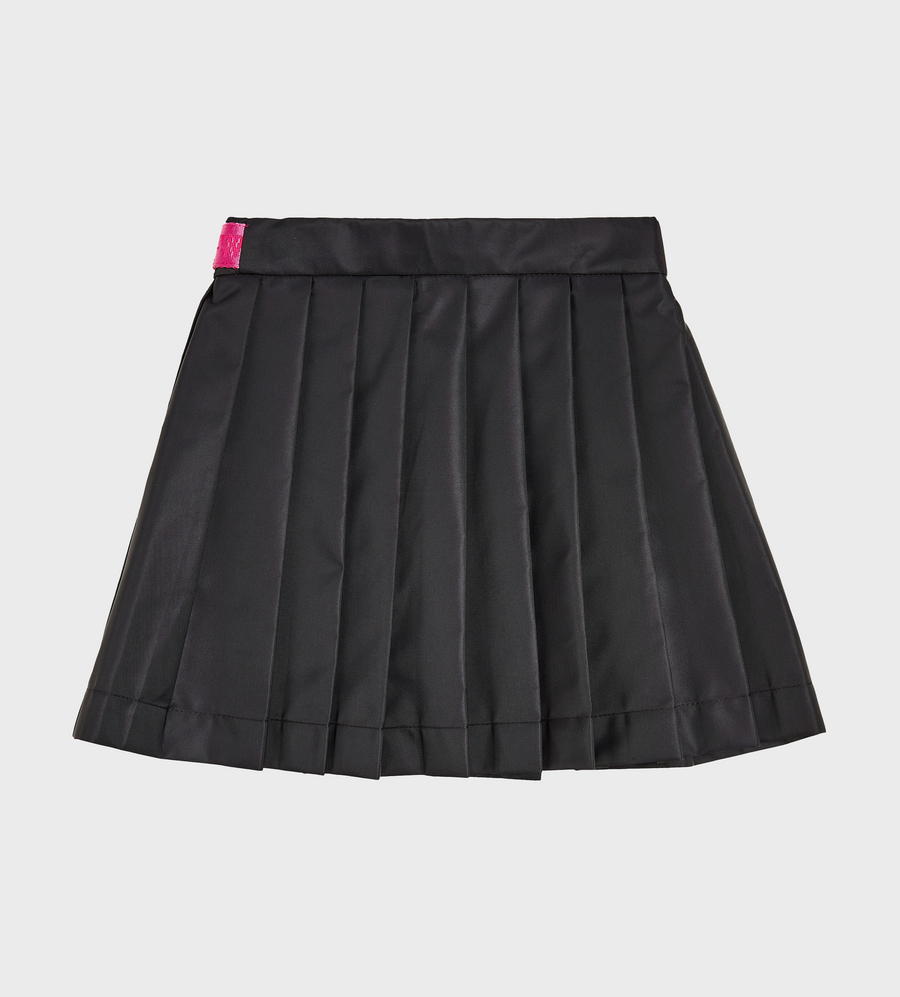 Mini Skirt With Black Fuchsia